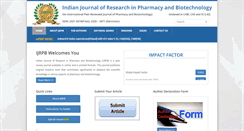 Desktop Screenshot of ijrpb.com